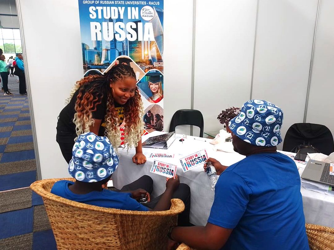 "RACUS organization has been a regular participant in the popular international education exhibition in Southern Africa "Botswana Human Resource Development Skills Fair and Career Clinics" since the first event in the 2000s," said Avbakar Nutsalov, General Director of the RACUS group of Russian state universities.