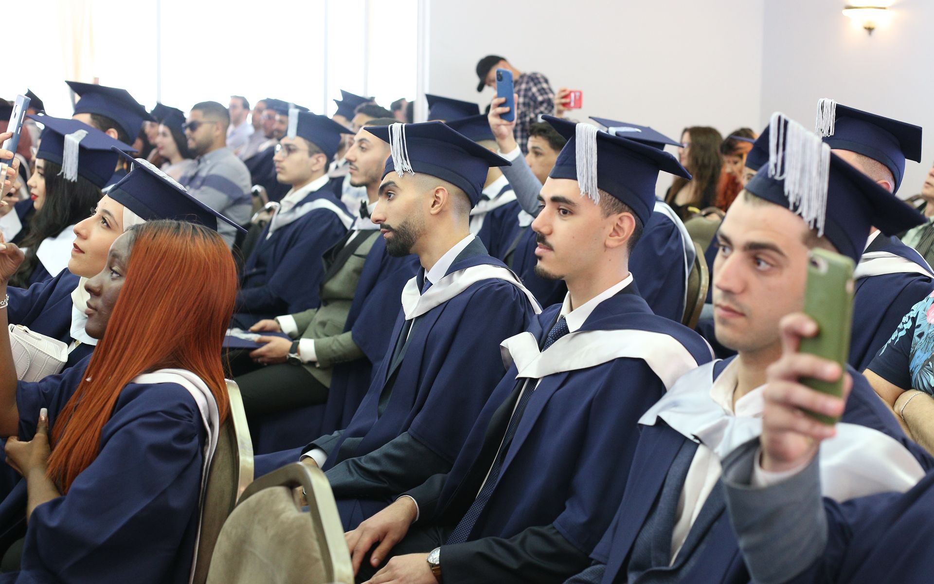 Graduates were congratulated by the rector of Saint Petersburg State Chemical Pharmaceutical University, Igor Narkevich, General Director of RACUS Organization, Avbakar Nutsalov and the university professors.
