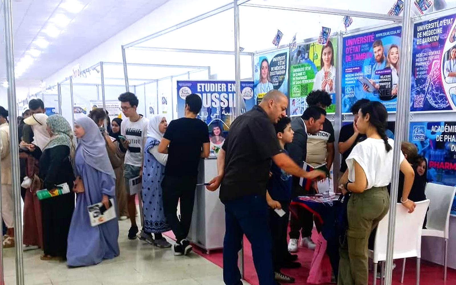 During the exhibition, all the visitors of RACUS - Study in Russia stand received colorful booklets and designer gifts from the Organisation. Thanks to the responsible team of organizers of the event and to the visitors of the exhibition for their curiosity, thirst for knowledge and interest in studying in Russia.