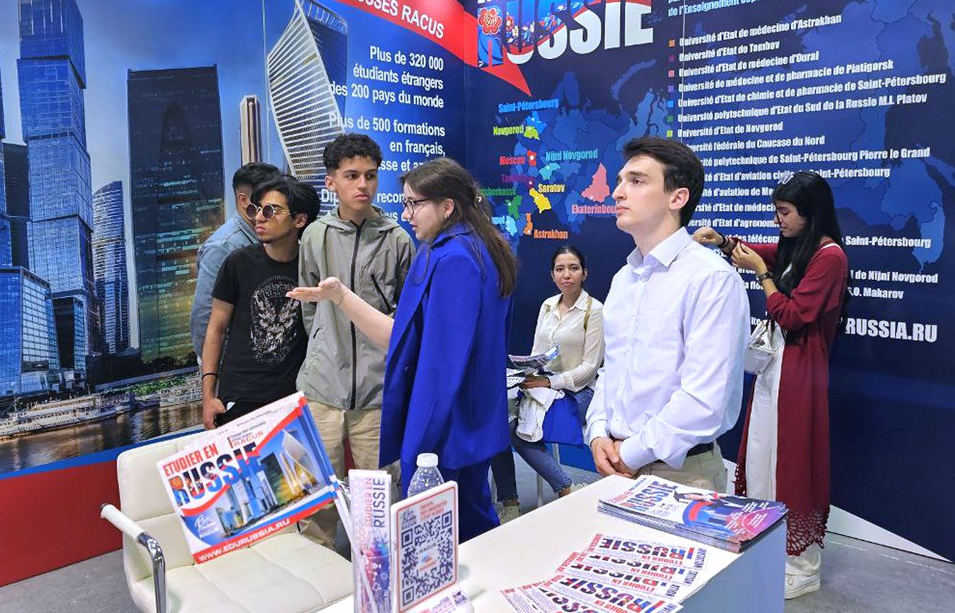 It is worth noting that Moroccan universities mainly offered programs in Economics, Humanities and Engineering, while the most demanded programs such as Medicine, Dentistry, Pharmacy were not offered to candidates. This is thanks to the high demand for medicine programs that Russia has become one of the most popular countries on the exhibition. Established in 2021, the national project "Russia is an attractive country for study and work" welcomed all the international candidates applicants, especially from Africa, with arms outstretched. "Russia – Africa" is an alliance of tomorrow, and that feeling was unanimous during the forum. A whole new level of relationship between the countries, both at the state and at the private level, contributed to the development of a positive dialogue with every citizen of Morocco who came to the educational exhibition.